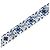 Louis Vuitton Bandeau BB Studded Narrow Scarf Bianco Blu - vista 3