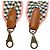Hermès Hermes Zigzag Shoulder Strap Brown Pink White - view 3