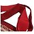 Borsa in tweed Prada con placca logo triangolare Rosso - vista 9