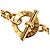 Céline Collana lunga CELINE Vintage con motivo orologio D'oro - vista 6