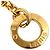 Céline Collana lunga CELINE Vintage con motivo orologio D'oro - vista 7
