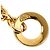 Céline Collana lunga CELINE Vintage con motivo orologio D'oro - vista 8