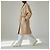Abrigo Max Mara Crine de Pelo de Camello Beige - vista 3