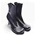 Bottega Veneta Stivaletti in pelle nera Nero - vista 3