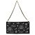 Borsa a tracolla con catena Chanel Icon Print Nero