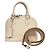 Borsa a mano Louis Vuitton Alma BB in pelle Epi Bianco