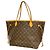 Louis Vuitton Monogram Neverfull MM Tote Bag Braun