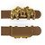 Hermès Cinturón de cuero reversible Hermes Castaño Dorado - vista 4