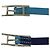 Hermès Bracciale Double Tour con Charm Hermes Bee Api Argento Blu navy Blu chiaro - vista 5