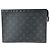 Louis Vuitton Monogram Eclipse Pochette Voyage MM Preto Monograma