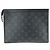Louis Vuitton Monogram Eclipse Pochette Voyage MM Preto Monograma - vista 2