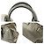 Borsa LOEWE Anagram Amazona 28 Argento D'oro - vista 6