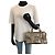 Borsa LOEWE Anagram Amazona 28 Argento D'oro - vista 7