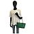 Fendi Selleria Shopper aus grünem Leder - Ansicht 6