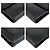 Chanel Coco Mark Black Leather Folding Wallet - view 3