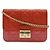 Borsa a spalla Pochette Cannage Christian Dior Rosa Rosso