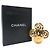 Timeless Spilla Chanel Vintage Coco Mark in metallo dorato D'oro - vista 7