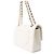 Borsa a tracolla Chanel Matelassé con catena bianca Bianco - vista 2