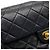 Borsa a tracolla con catena Chanel Matelassé in pelle d'agnello nera Nero - vista 10