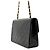 Borsa a tracolla con catena Chanel Matelassé in pelle d'agnello nera Nero - vista 2
