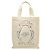 Chanel Shopper-Bag aus Canvas in Elfenbein Roh