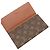 Louis Vuitton Monogram Porte Yen Bi-fold Long Wallet Marrone - vista 6