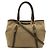 Prada Jacquard-Band Handtasche Tote Bag Braun Beige Khaki - Ansicht 2
