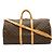 Louis Vuitton Monogram Keepall Bandoulière 55 Boston Bag Marrone - vista 2