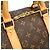 Louis Vuitton Monogram Keepall Bandoulière 55 Boston Bag Marrone - vista 6
