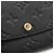 Portafoglio bi-fold Louis Vuitton Monogram Empreinte Nero - vista 5