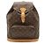 Zaino e Borsa a Tracolla Louis Vuitton Monogram Montsouris GM Marrone - vista 2