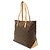Borsa Cabas Mezzo Monogram Louis Vuitton Marrone - vista 3