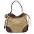 Borsa a tracolla Prada in jacquard Beige Cachi Marrone scuro