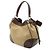 Borsa a tracolla Prada in jacquard Beige Cachi Marrone scuro - vista 3