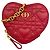 Borsa a tracolla in pelle rossa Christian Dior Rosso