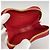 Borsa a tracolla in pelle rossa Christian Dior Rosso - vista 4