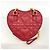 Borsa a tracolla in pelle rossa Christian Dior Rosso - vista 8