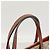 Borsa Tote Gucci GG Supreme 117551 Marrone Rosso - vista 9