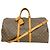 Louis Vuitton Boston Monogram Keepall Bandoulière 55 Marrone
