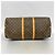 Louis Vuitton Boston Monogram Keepall Bandoulière 55 Marrone - vista 3