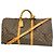 Louis Vuitton Boston Monogram Keepall Bandoulière 60 Marrone