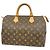 Borsa Louis Vuitton Monogram Speedy 30 Marrone