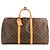 Louis Vuitton Keepall 50 Monogram Boston Bag Braun