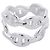 Ring Anello Hermès Chaine d'Ancre Enchainee Double Row Band