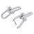 Autre Marque Orecchini Tiffany & Co. Hardware Link Extra Large in argento sterling - vista 3