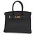 Hermès Borsa Hermes Birkin 30 in pelle Taurillon Clemence nera Nero