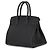 Hermès Borsa Hermes Birkin 30 in pelle Taurillon Clemence nera Nero - vista 2