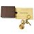 Portachiavi Louis Vuitton - Bijou Sac Mini Lin Rosa Beige Arancione - vista 12