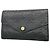 Portafoglio tri-fold Louis Vuitton in Noir Nero