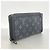 Portafoglio Zippy Long Trunk Monogram Eclipse Louis Vuitton Nero - vista 2